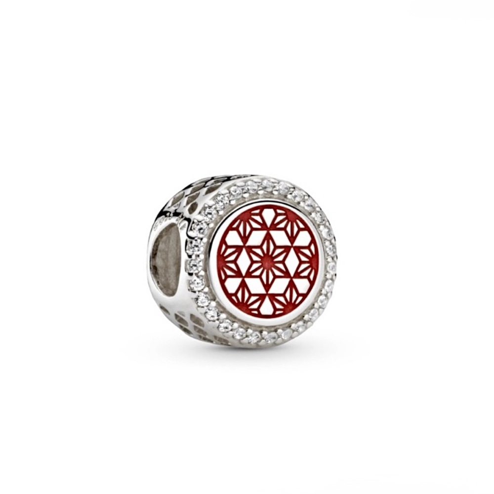 Pandora - Japanese Hemp Leaf Pattern Charm